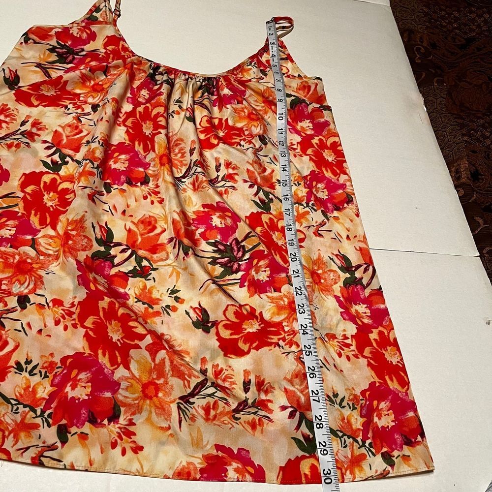 Show Me Your Mumu Women SZ Medium Pink Floral Trapeze Sleeveless Mini Dress Tank - Picture 8 of 11